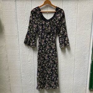 Floral Bell Sleeve Dress